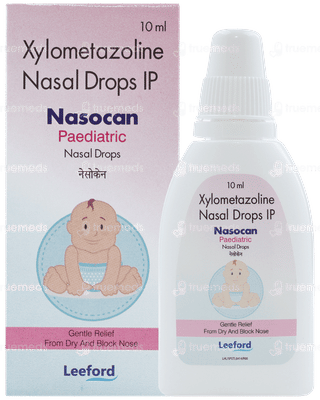 Nasocan Paediatric Nasal Drops 10Ml